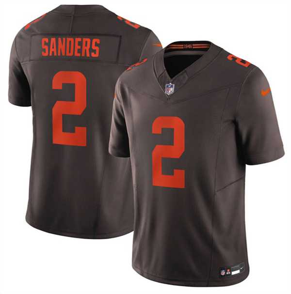 Mens Cleveland Browns #2 Shedeur Sanders Brown 2026 F.U.S.E. Alpha Dawg Edition Vapor Limited Stitched Jersey Dzhi->cleveland browns->NFL Jersey