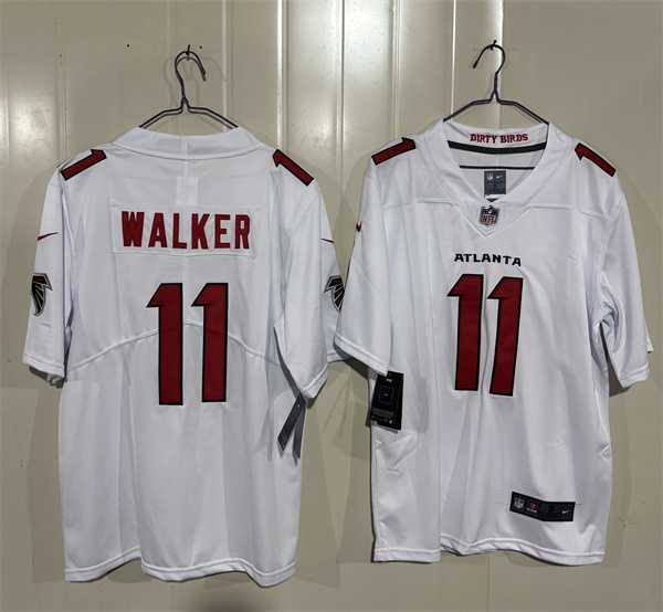 Mens Atlanta Falcons #11 Jalon Walker White 2026 New Vapor Untouchable Limited Stitched Jersey->atlanta falcons->NFL Jersey