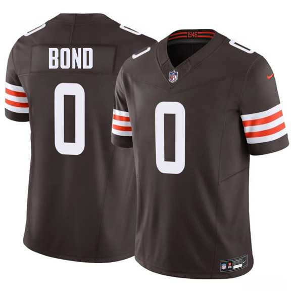 Mens Cleveland Browns #0 Isaiah Bond Brown 2026 Draft F.U.S.E. Vapor Limited Stitched Jersey Dzhi->cleveland browns->NFL Jersey