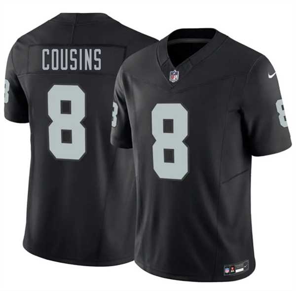 Men%27s Las Vegas Raiders #8 Kirk Cousins Black 2026 F.U.S.E. Vapor Untouchable Limited Stitched Jersey Dzhi->los angeles chargers->NFL Jersey