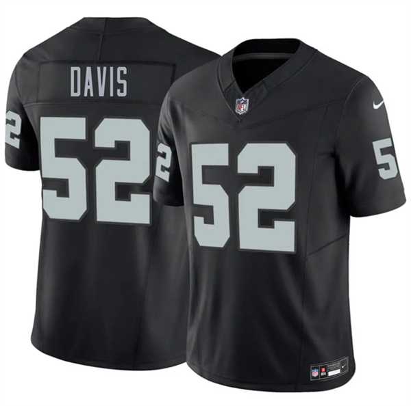 Men%27s Las Vegas Raiders #52 Jamin Davis Black 2026 F.U.S.E. Vapor Untouchable Limited Stitched Jersey Dzhi->los angeles chargers->NFL Jersey