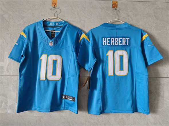 Womens Los Angeles Chargers #10 Justin Herbert Blue 2025 F.U.S.E. Alternate Vapor Limited Stitched Jersey->los angeles chargers->NFL Jersey