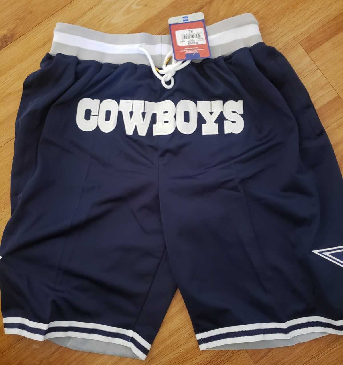 Men%27s Dallas Cowboys Navy Blue Just Don Shorts (Run Small)->denver broncos->NFL Jersey