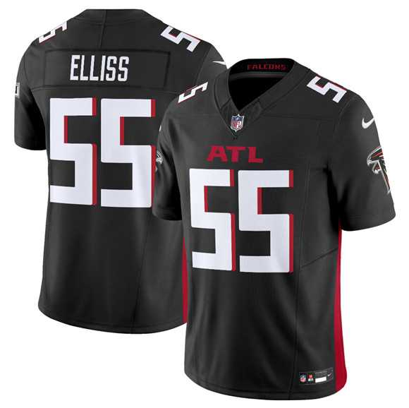 Mens Atlanta Falcons #55 Kaden Elliss Black 2025 F.U.S.E. Vapor Untouchable Limited Stitched Jersey Dzhi->atlanta falcons->NFL Jersey