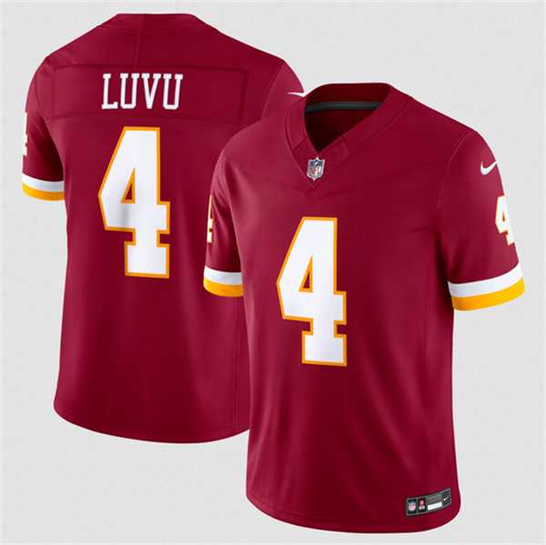Mens Washington Commanders #4 Frankie Luvu Burgundy 2026 F.U.S.E. Vapor Limited Stitched Jersey Dzhi->washington commanders->NFL Jersey