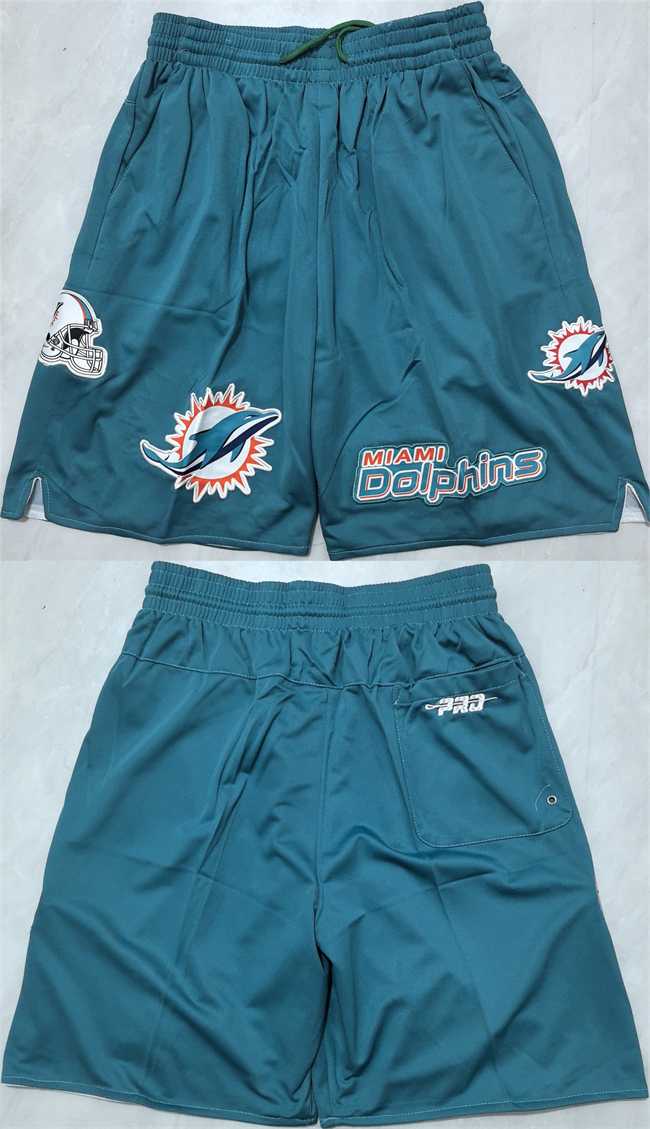 Mens Maimi Dolphins Aqua Shorts (Run Small)->miami dolphins->NFL Jersey