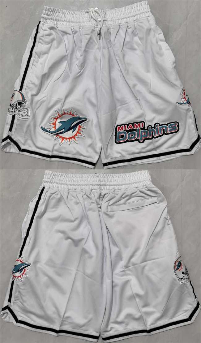 Mens Maimi Dolphins White Shorts (Run Small)->miami dolphins->NFL Jersey