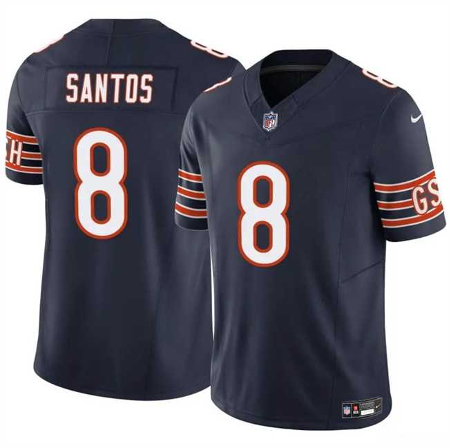 Mens Chicago Bears #8 Cairo Santos Navy 2025 F.U.S.E. Vapor Untouchable Limited Stitched Jersey Dzhi->chicago bears->NFL Jersey