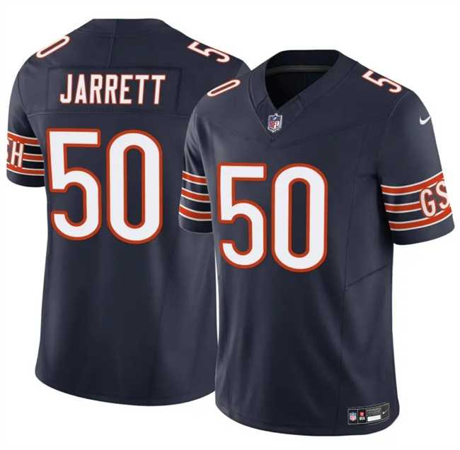 Mens Chicago Bears #50 Grady Jarrett Navy 2025 F.U.S.E. Vapor Untouchable Limited Stitched Jersey Dzhi->chicago bears->NFL Jersey