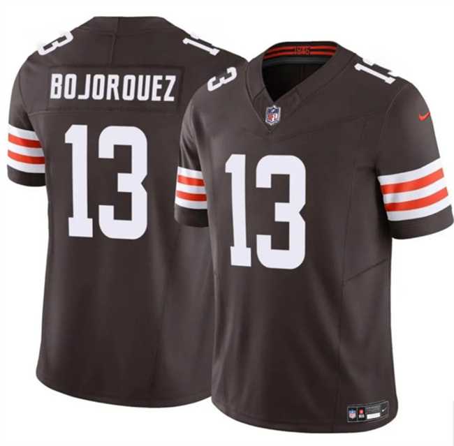 Men%27s Cleveland Browns #13 Corey Bojorquez Brown F.U.S.E. Vapor Limited Stitched Jersey Dzhi->cincinnati bengals->NFL Jersey