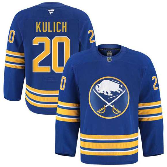 Mens Buffalo Sabres #20 Kulich Blue Stitched Hockey Jersey Dzhi->buffalo sabres->NHL Jersey