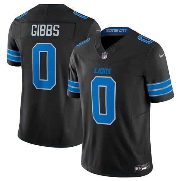 Women%27s Detroit Lions #0 Jahymr Gibbs Black 2025 F.U.S.E. Vapor Limited Stitched Jersey Dzhi->new york giants->NFL Jersey