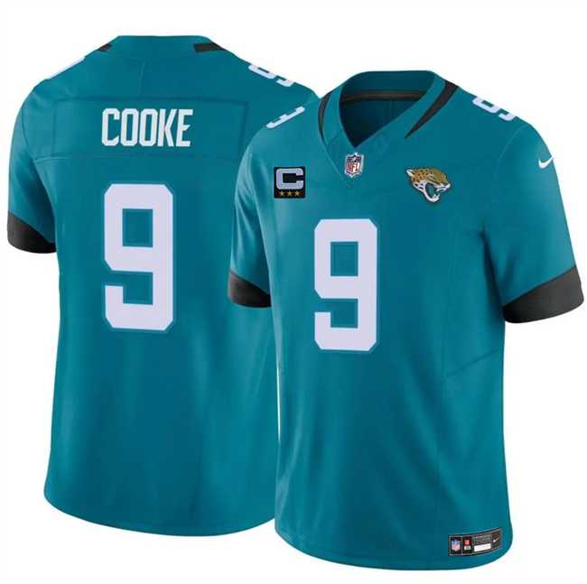 Mens Jacksonville Jaguars #9 Logan Cooke Teal 2025 F.U.S.E. With 3-Star C Patch Vapor Untouchable Limited Stitched Jersey Dzhi->jacksonville jaguars->NFL Jersey