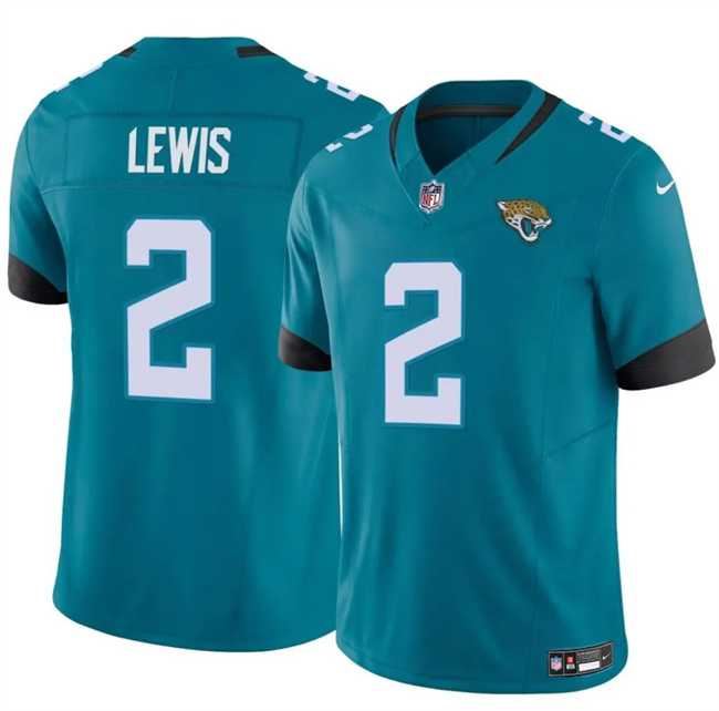 Mens Jacksonville Jaguars #2 Jourdan Lewis Teal 2025 F.U.S.E. Vapor Untouchable Limited Stitched Jersey Dzhi->jacksonville jaguars->NFL Jersey