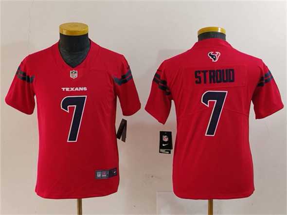 Youth Houston Texans #7 C.J. Stroud Red Vapor Untouchable Limited Stitched Jersey->cleveland browns->NFL Jersey