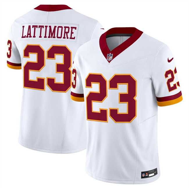 Men & Women & Youth Washington Commanders #23 Marshon Lattimore White 2025 F.U.S.E. Throwback Vapor Limited Stitched Jersey->washington commanders->NFL Jersey