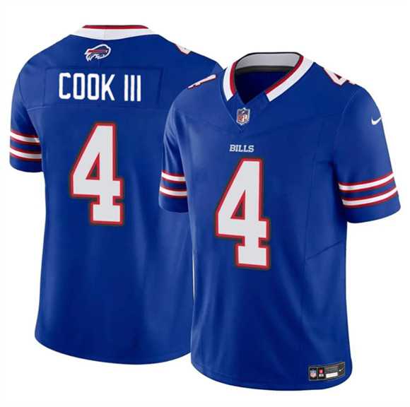 Men & Women & Youth Buffalo Bills #4 James Cook III Blue 2025 F.U.S.E. Vapor Untouchable Limited Stitched Jersey->arizona cardinals->NFL Jersey