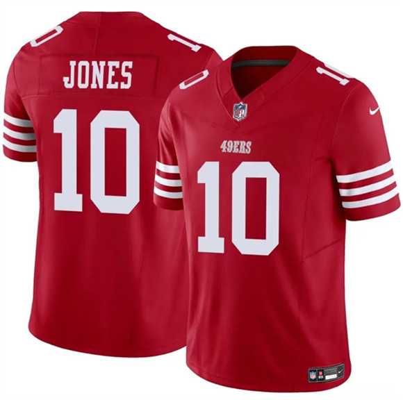 Men & Women & Youth San Francisco 49ers #10 Mac Jones Red 2025 F.U.S.E. Vapor Untouchable Limited Stitched Jersey->san francisco 49ers->NFL Jersey