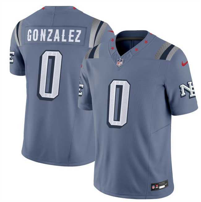 Men%27s New England Patriots #0 Christian Gonzalez 2025 F.U.S.E. %27Rivalries%27 Vapor Limited Stitched Jersey Dzhi->miami dolphins->NFL Jersey