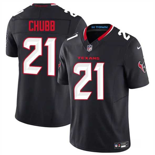 Men & Women & Youth Houston Texans #21 Nick Chubb Navy 2025 F.U.S.E. Vapor Limited Stitched Jersey->houston texans->NFL Jersey