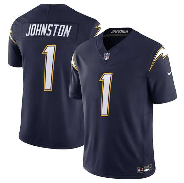 Men & Women & Youth Los Angeles Chargers #1 Quentin Johnston Navy 2025 F.U.S.E. Alternate Vapor Limited Stitched Jersey->las vegas raiders->NFL Jersey