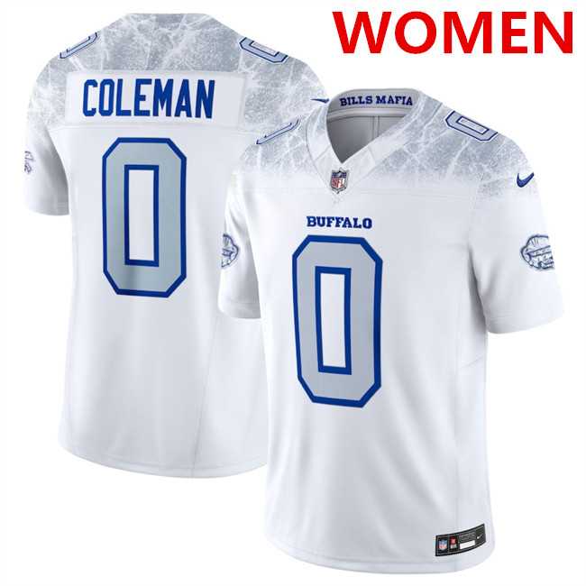 Women%27s Buffalo Bills #0 Keon Coleman White 2025 F.U.S.E. %27Rivalries%27 Vapor Untouchable Stitched Jersey Dzhi->washington commanders->NFL Jersey
